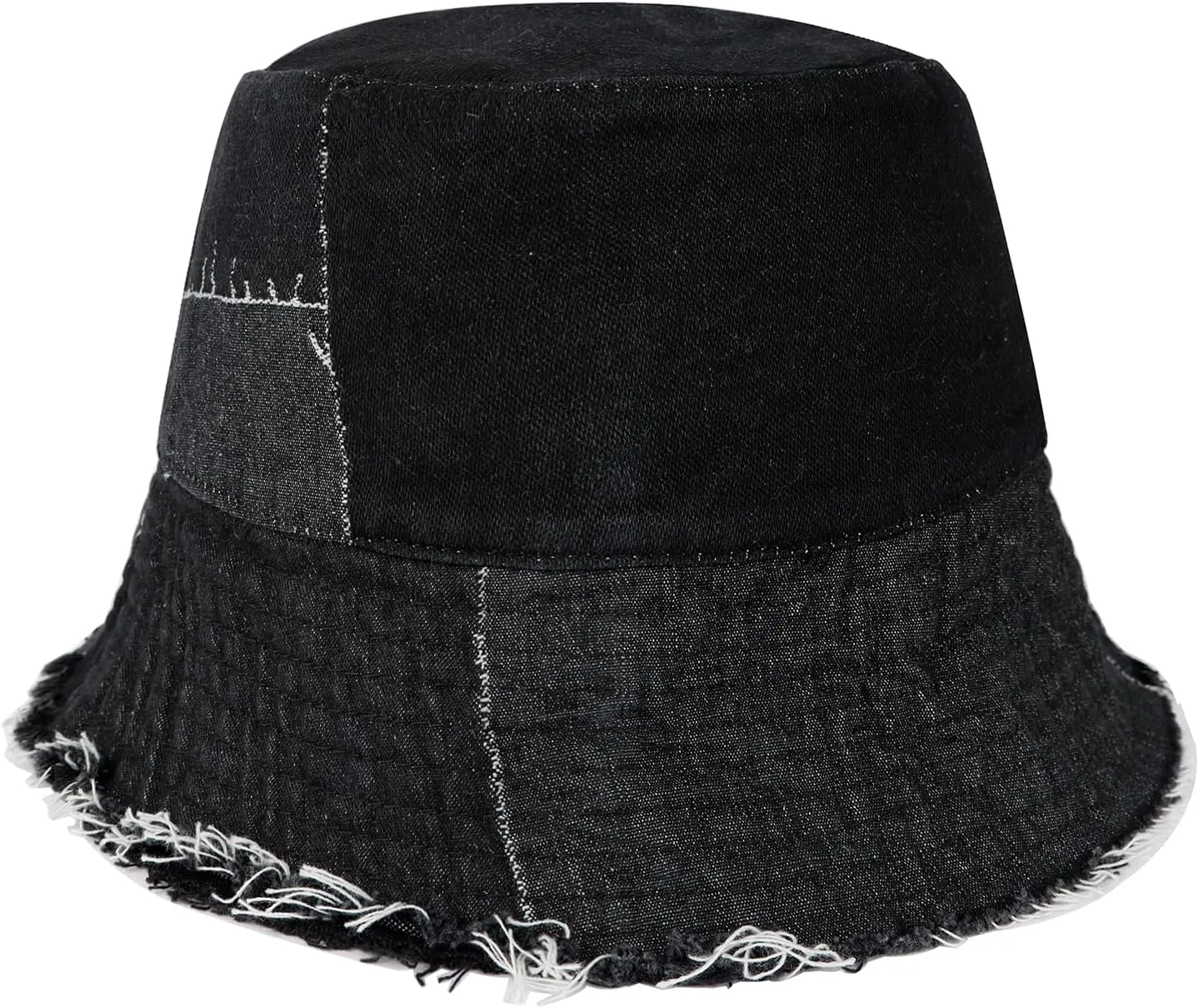 Eigso Denim Bucket Hat for Women Men Wahsed Foldable Summer Fishing Beach Sun Hat for Woman Man