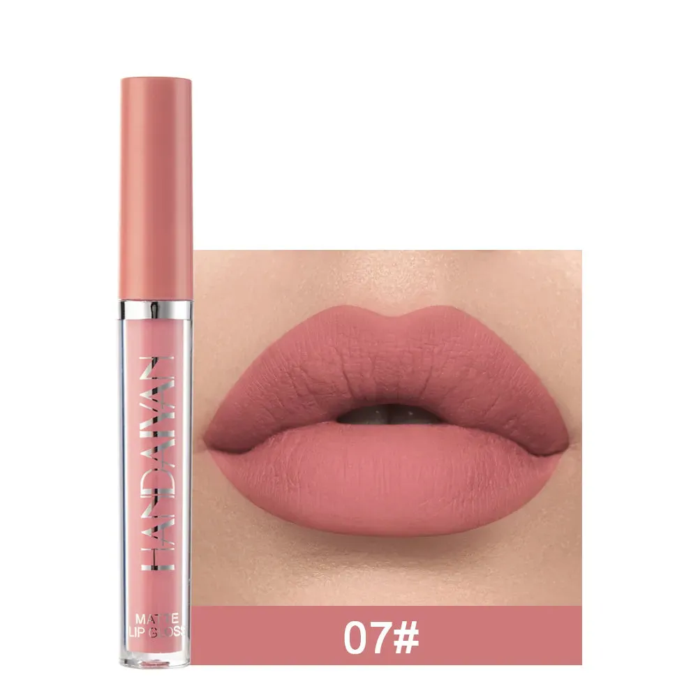 Flytonn-Nude Matte Lipsticks Sexy Frog Lipstick Waterproof Long Lasting Velvet Moisturize Lip Stick Not Fading  Women Makeup Cosmetic