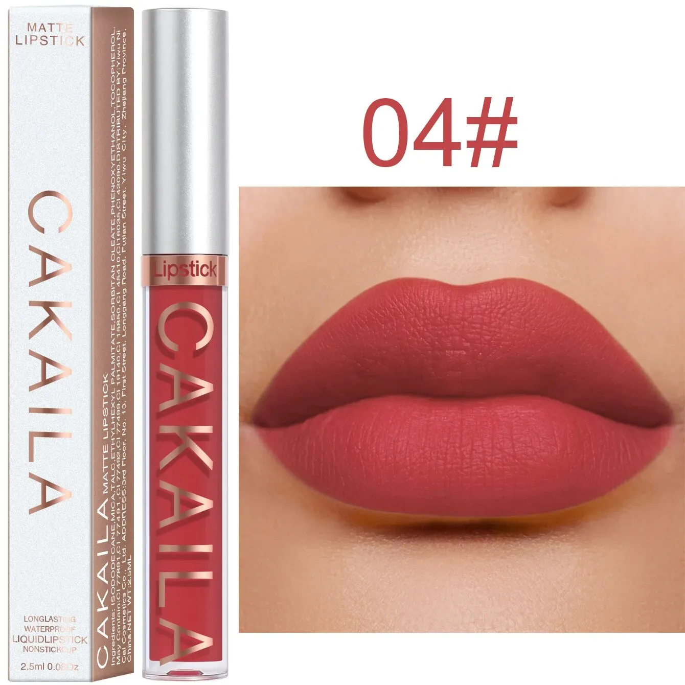 Flytonn- Velvet Matte Lip Gloss 18 Colors Waterproof Lasting Nude Liquid Lipsticks Moisturizing Non-stick Cup Lip Glaze Makeup Cosmetic
