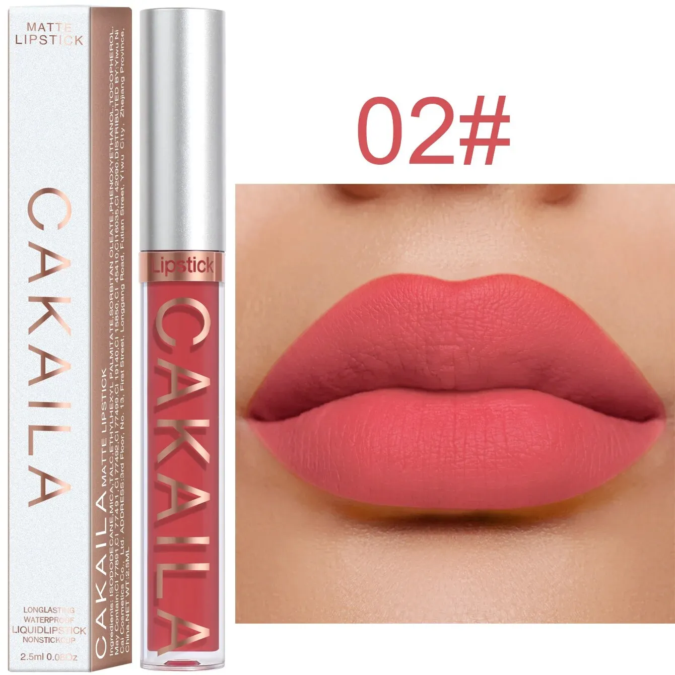 Flytonn- Velvet Matte Lip Gloss 18 Colors Waterproof Lasting Nude Liquid Lipsticks Moisturizing Non-stick Cup Lip Glaze Makeup Cosmetic