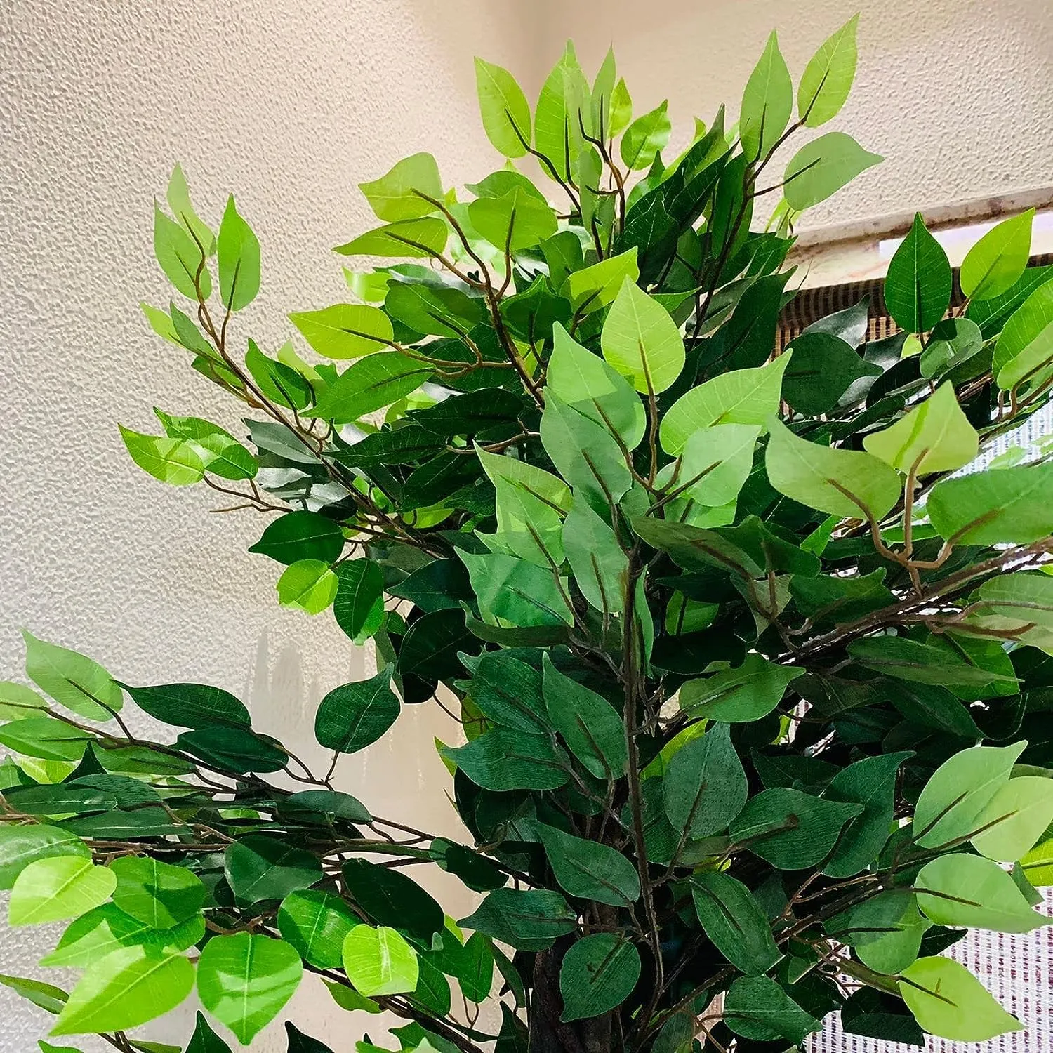 FOX & FERN Topiary Ficus Artificial Plant | with Basic Pot | Elevate Any Corner of Your Home/Garden | Best for Gifting | Party, Wedding and Home Decor (Ht. 180CM)