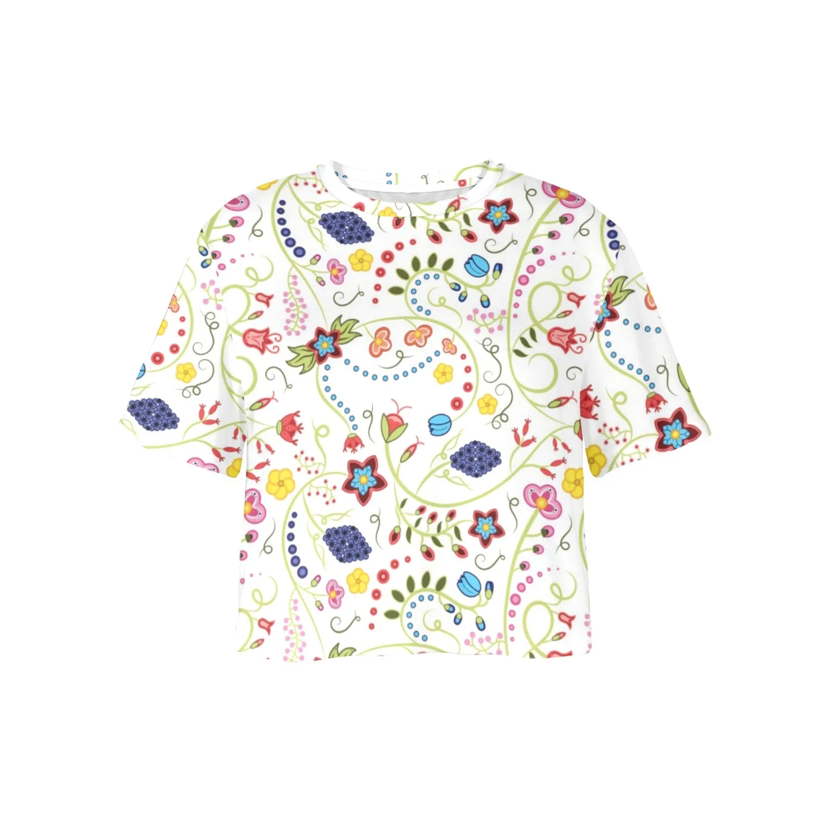 Fresh Fleur Women's Cropped T-shirt