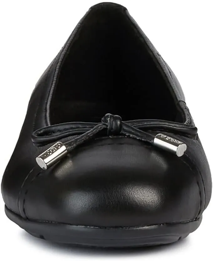 Geox Women's Annitah 9 Nappa Leather Ballet Flat with Arch Support and Cushioning