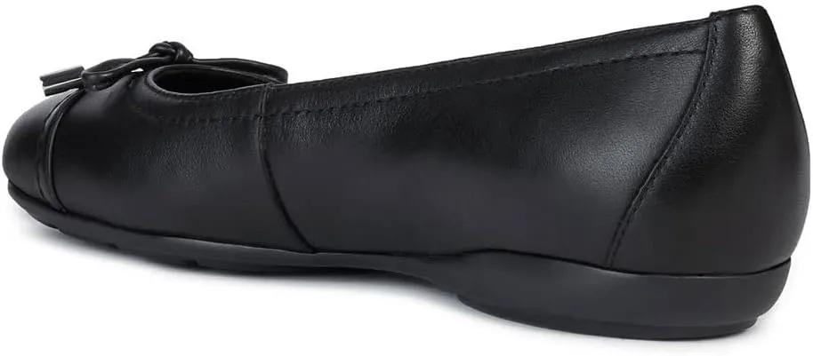 Geox Women's Annitah 9 Nappa Leather Ballet Flat with Arch Support and Cushioning