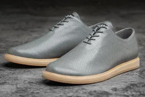 GREY LEATHER DRESS SHOE (MEN'S)