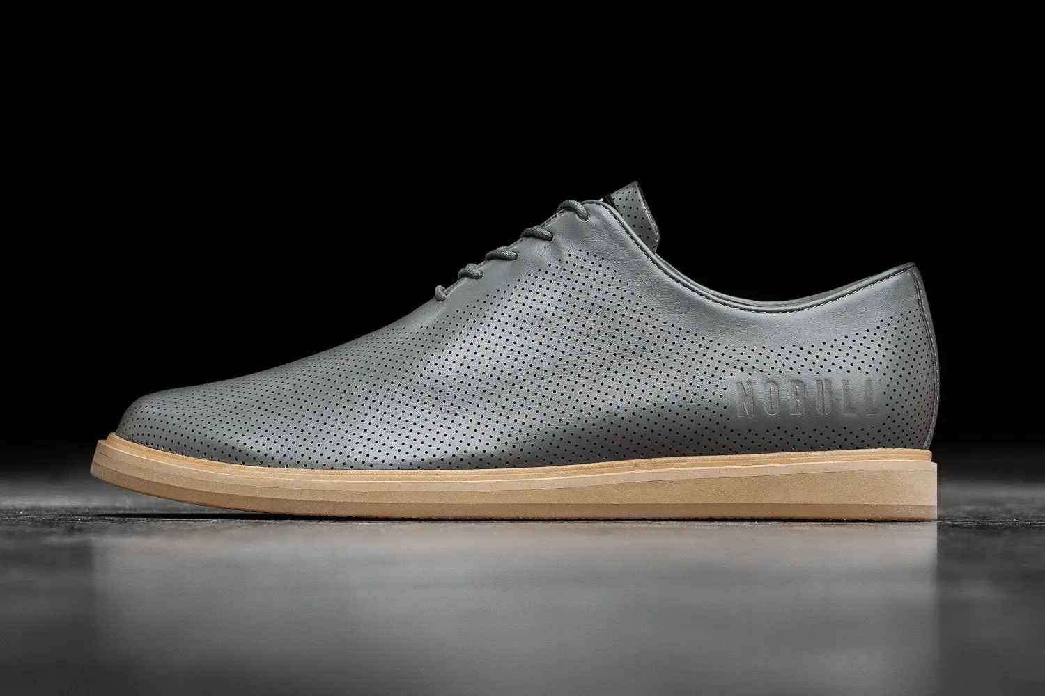 GREY LEATHER DRESS SHOE (MEN'S)
