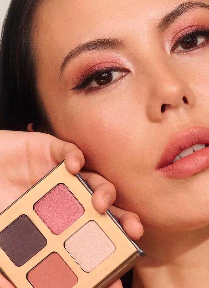 Inika Eyeshadow Quad Flowers