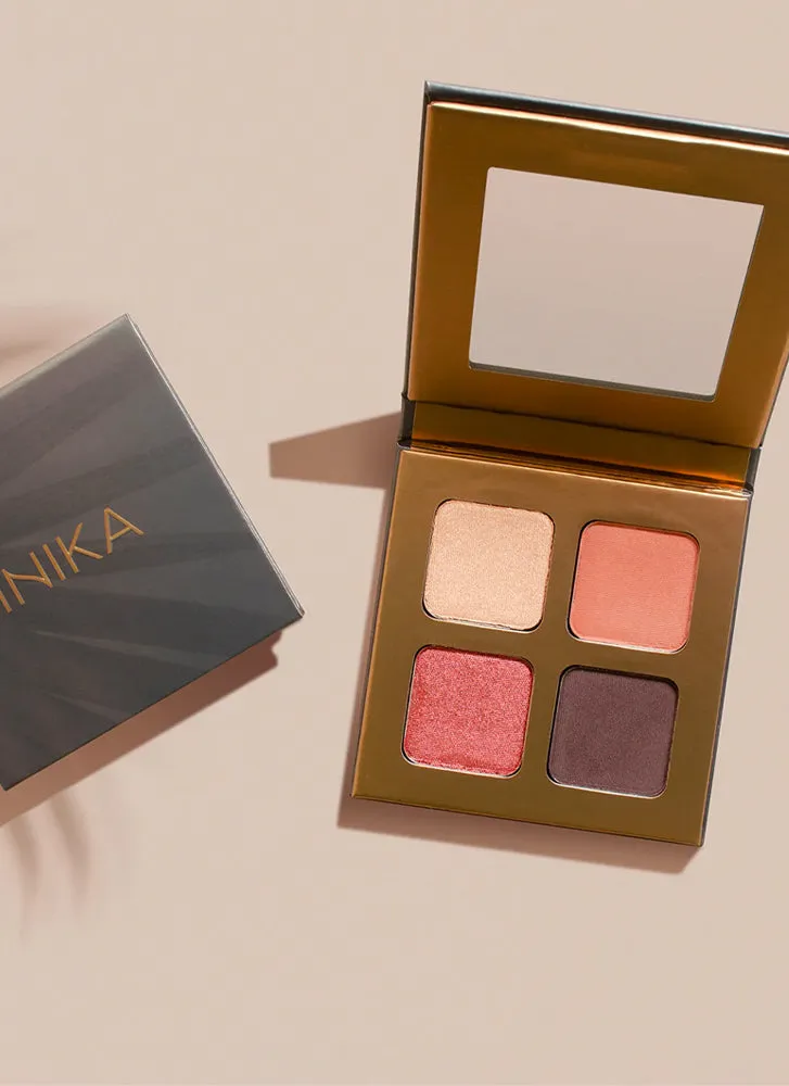 Inika Eyeshadow Quad Flowers