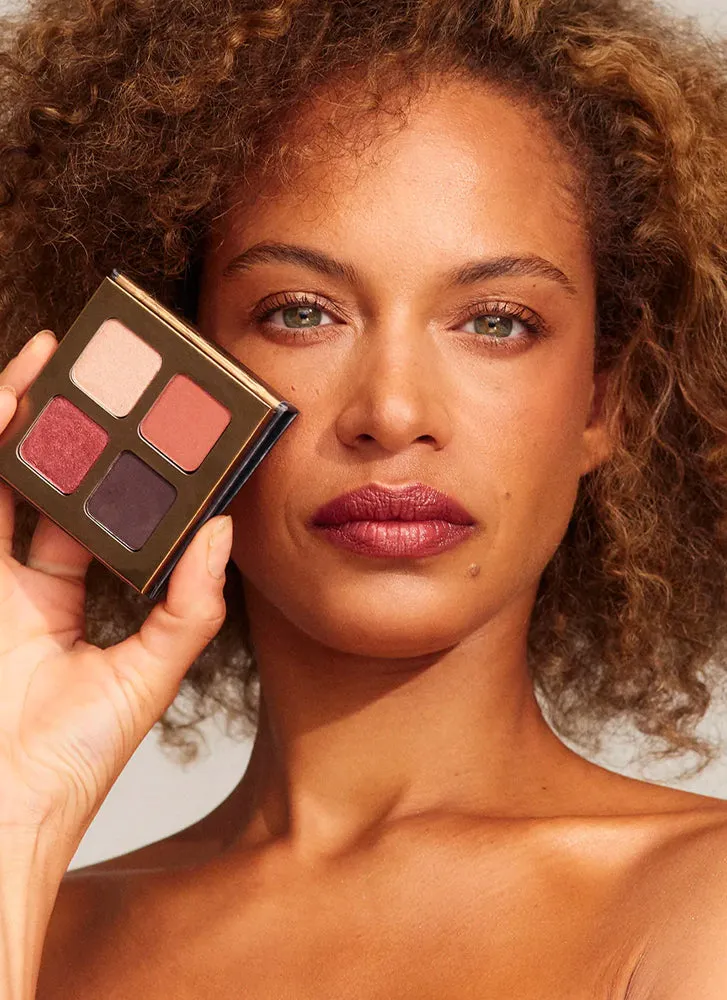 Inika Eyeshadow Quad Flowers
