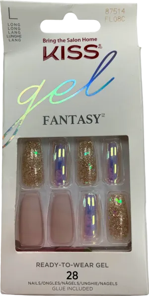Kiss Gel Fantasy Ready-to-Wear Gel Nails FL08C 28