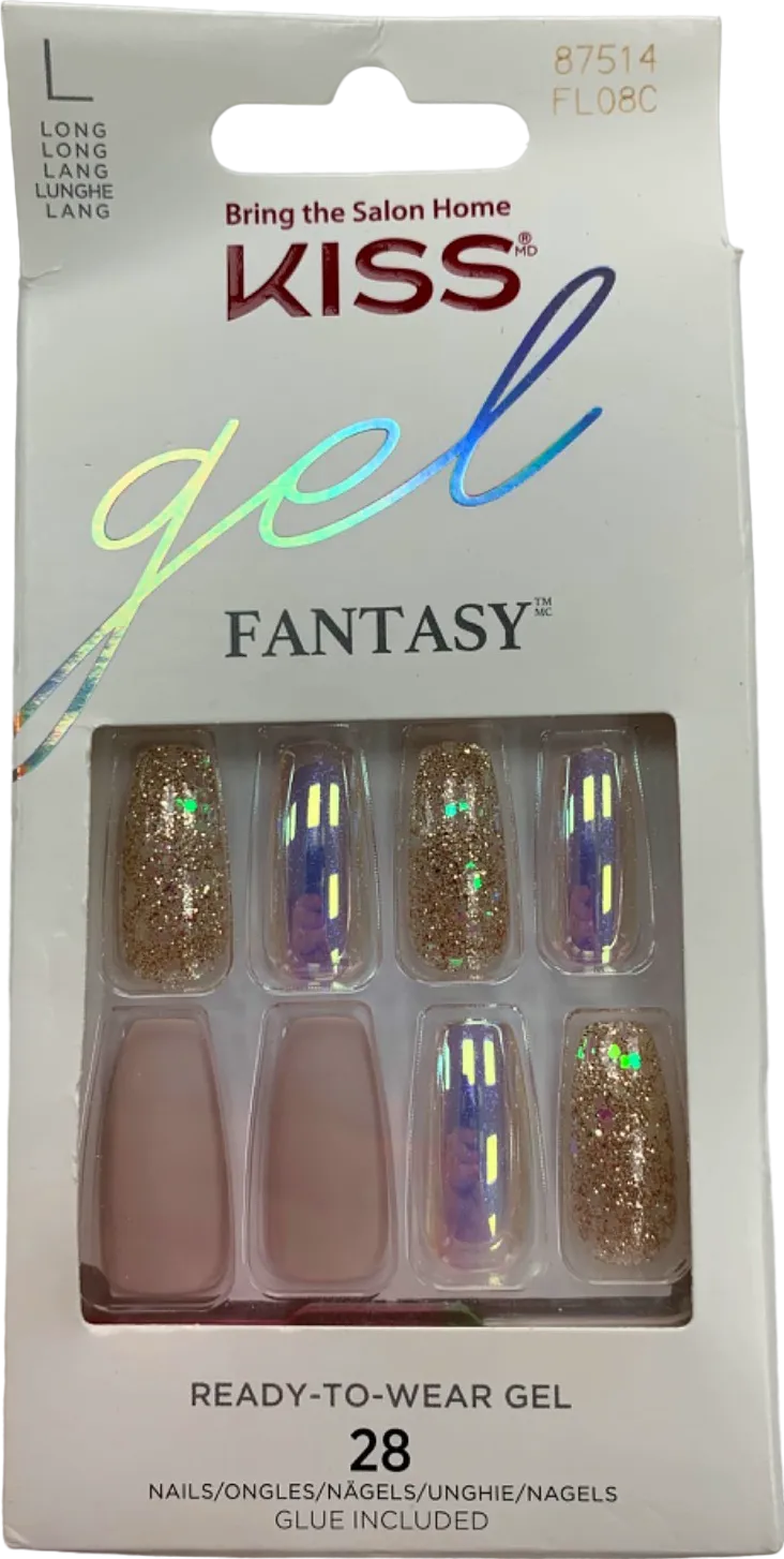 Kiss Gel Fantasy Ready-to-Wear Gel Nails FL08C 28