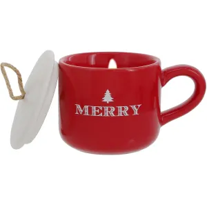 Merry 2 oz Mini Mug 100% Soy Wax Candle Scent: Balsam Fir