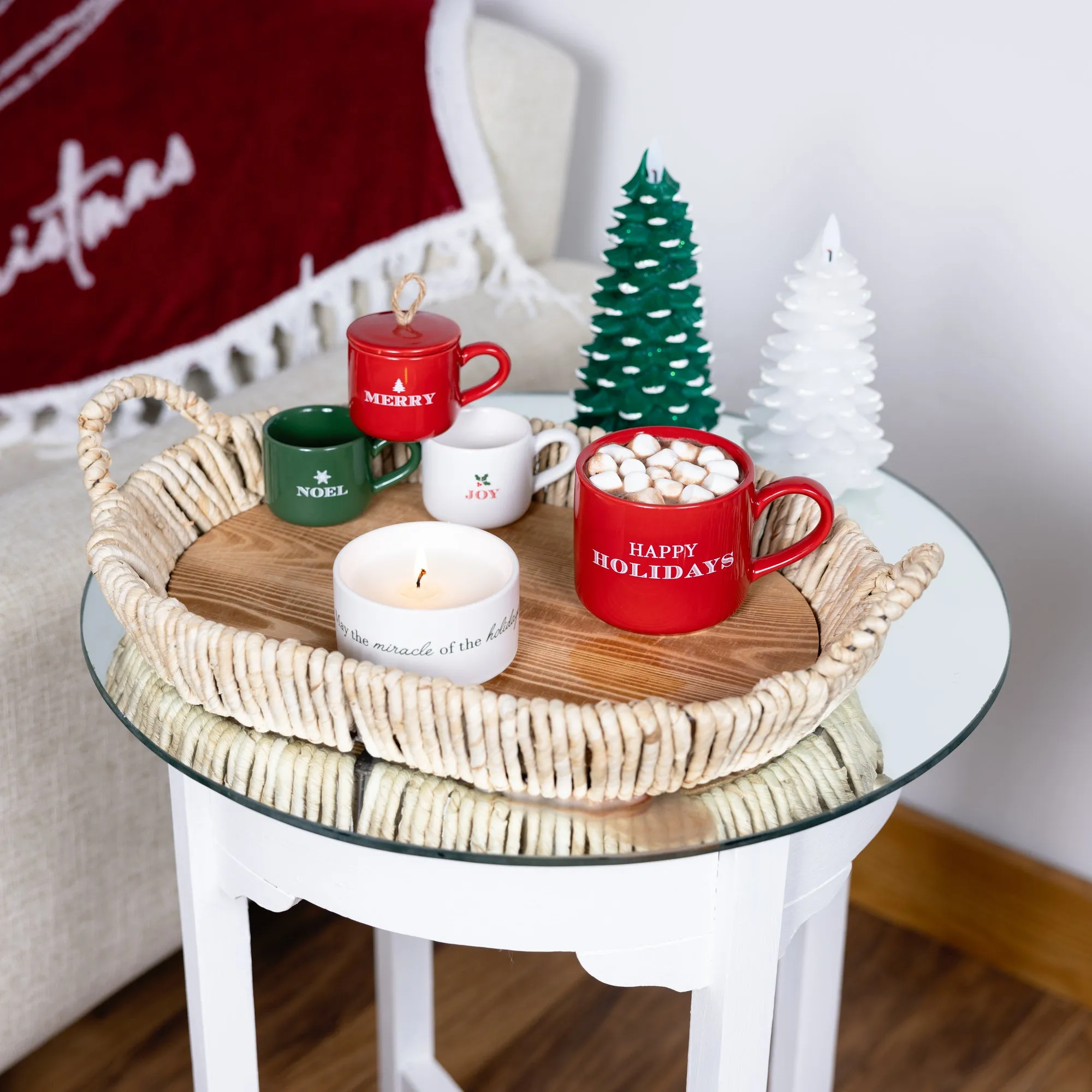 Merry 2 oz Mini Mug 100% Soy Wax Candle Scent: Balsam Fir