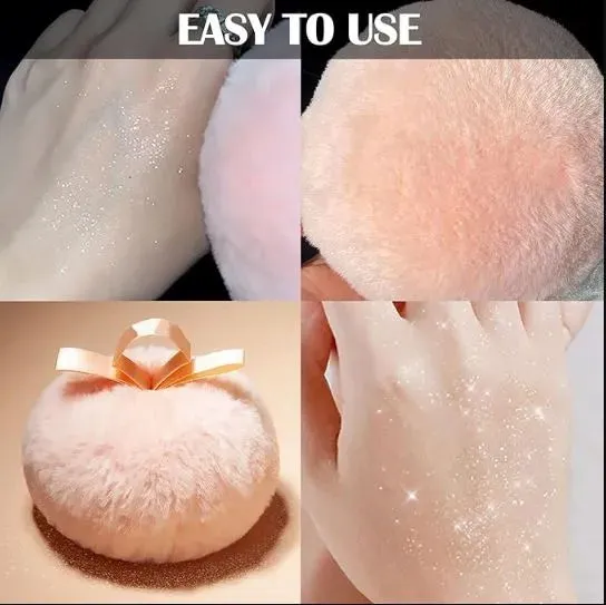 Miss Beauty Makeup Highlighter Powder Puff Glitter Shimmer Face Body Foundation Sponge Highlighter Puff