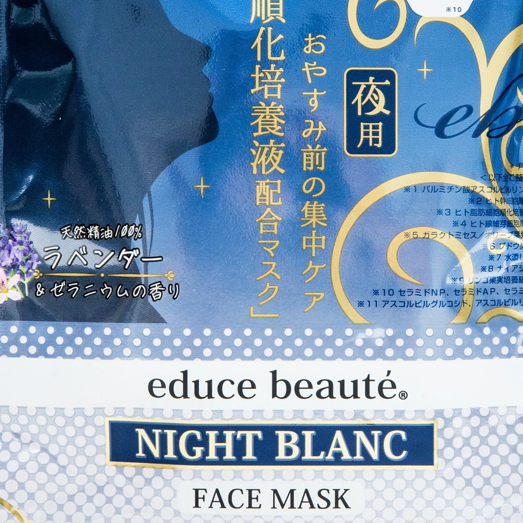 NMN Educe Beaute Premium Care Night Blanc Face Mask  (7 Sheets)