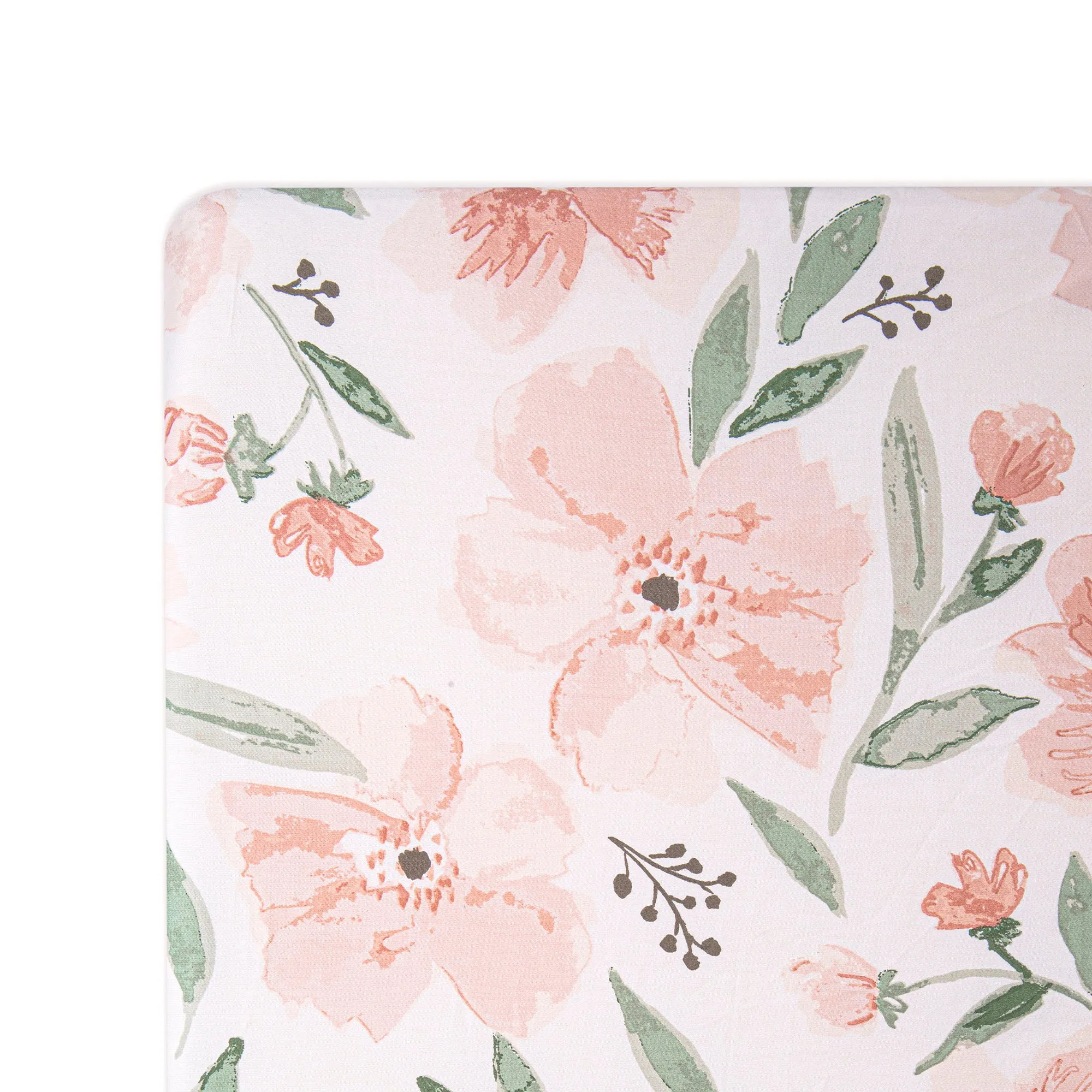 Parker Crib Fitted Sheet  Floral