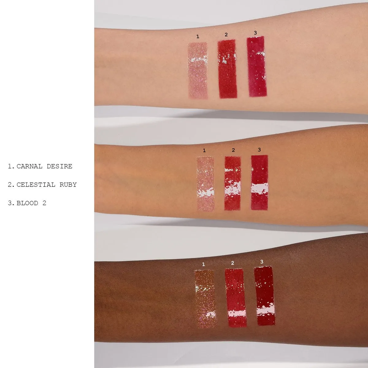 Pat McGrath Labs Mini Lip Gloss Trio Red Opulence