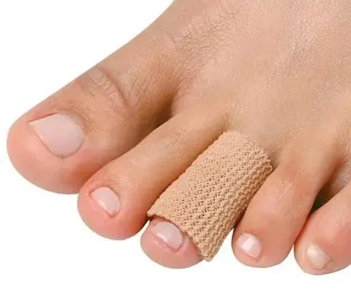 PediFix Visco-GEL Fabric-Covered Toe Tube  Soothing Protection for Toes