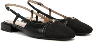 Sam Edelman Women's Kara Ballet Flat, Black Leather, 5