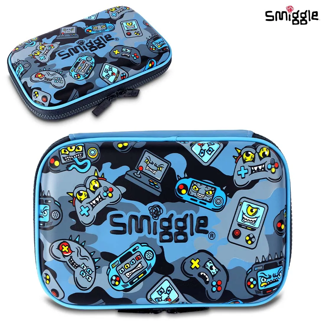 Smiggle Away Hardtop Stationery Kit for Kids Blue 3Y 