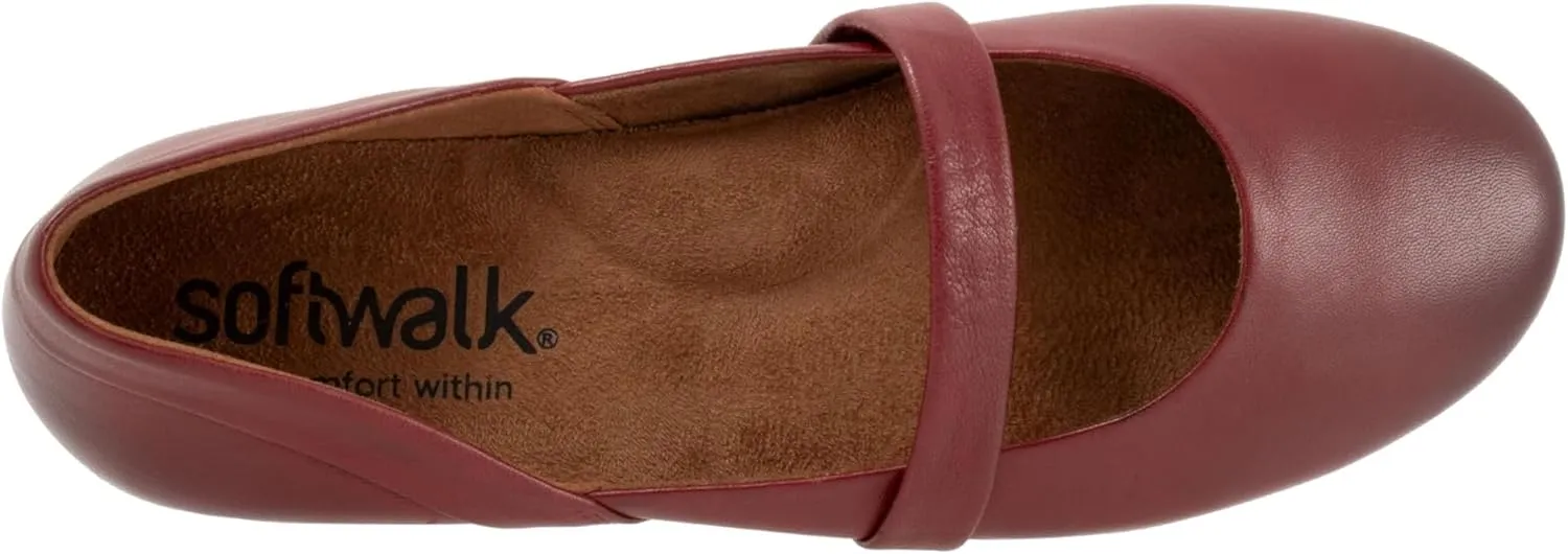 SoftWalk Women's Samara Mary Jane Flat