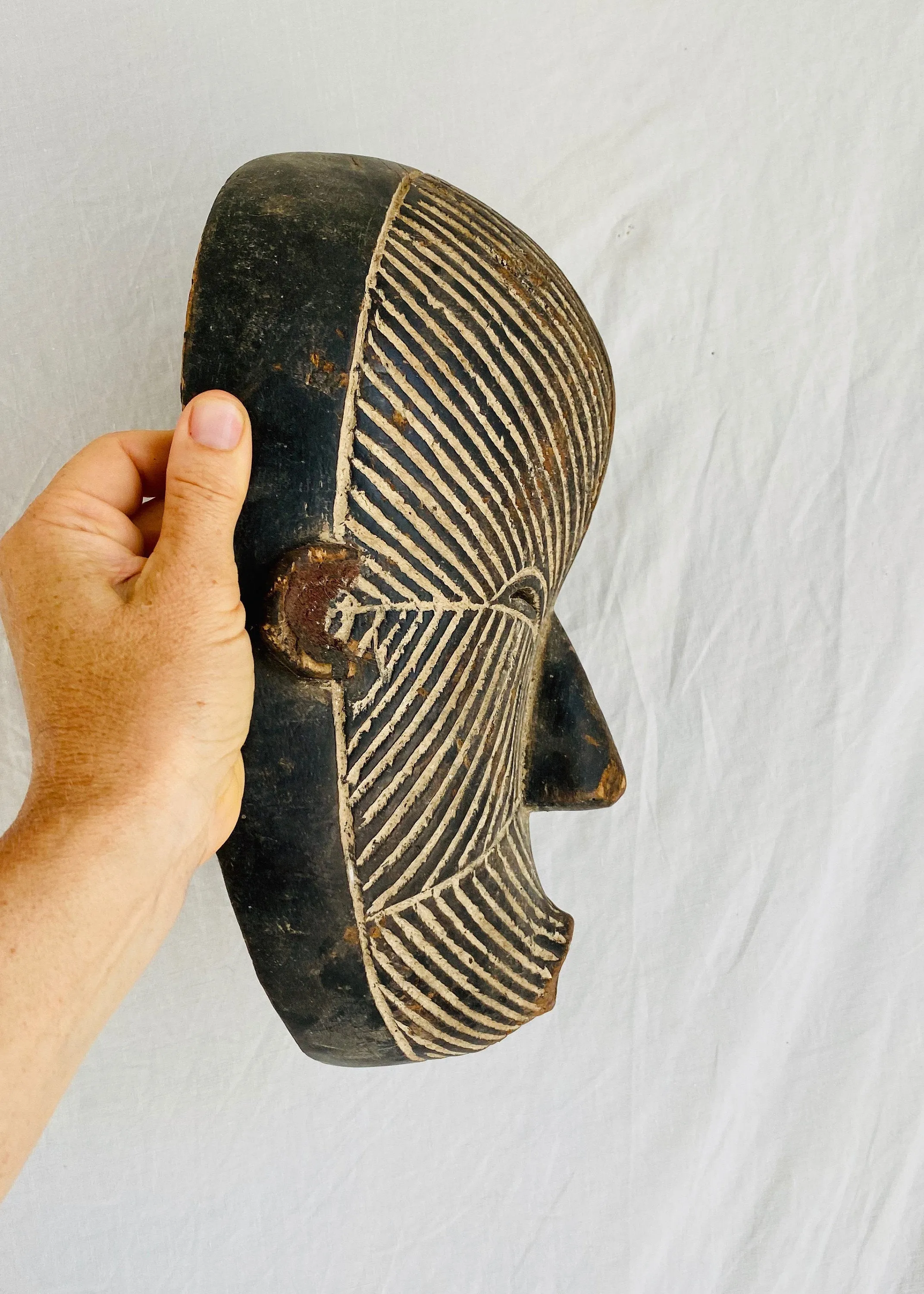 Sognye Mask, Female, Democratic Republic of Congo, Africa. African Mask.