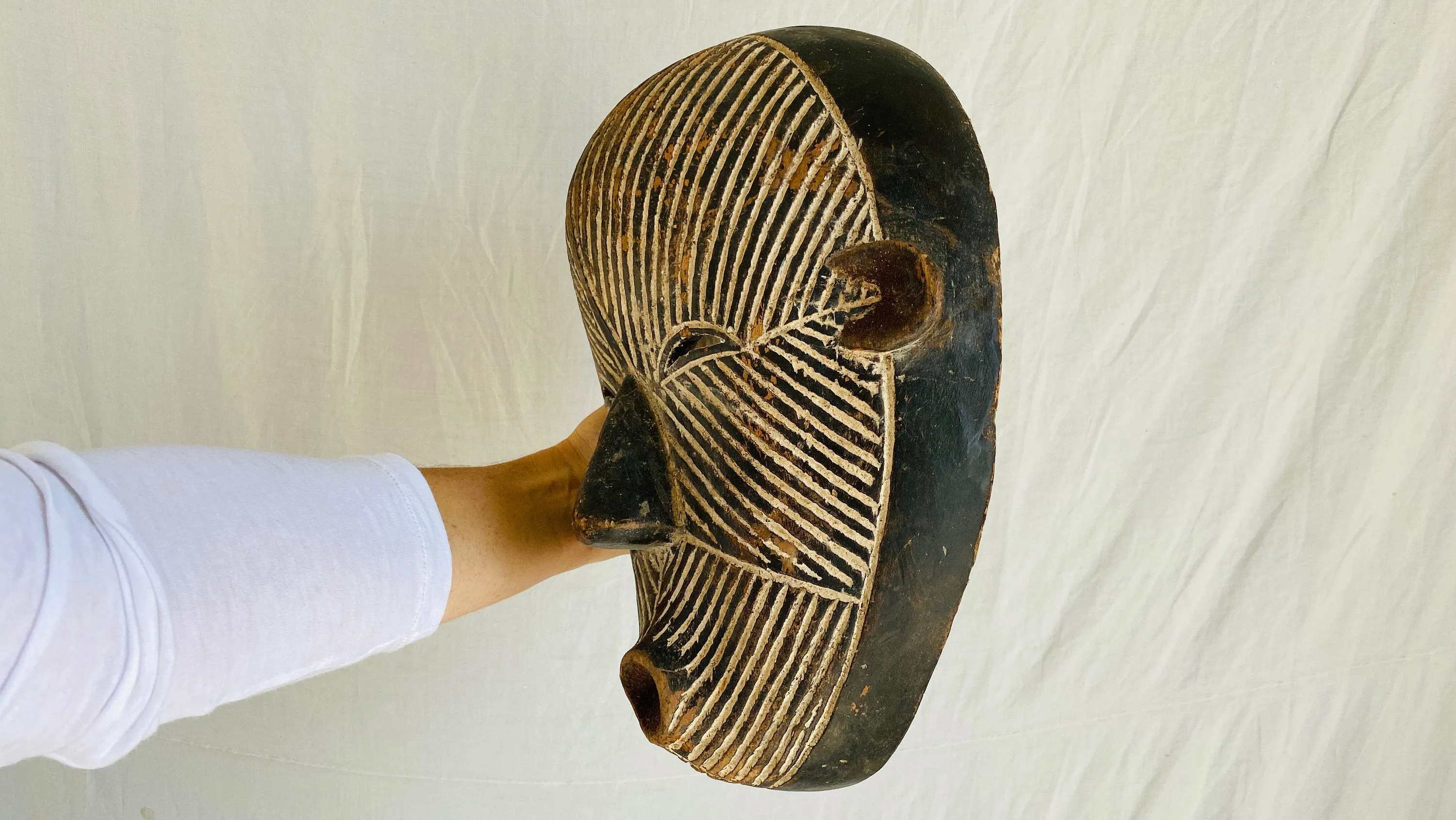 Sognye Mask, Female, Democratic Republic of Congo, Africa. African Mask.