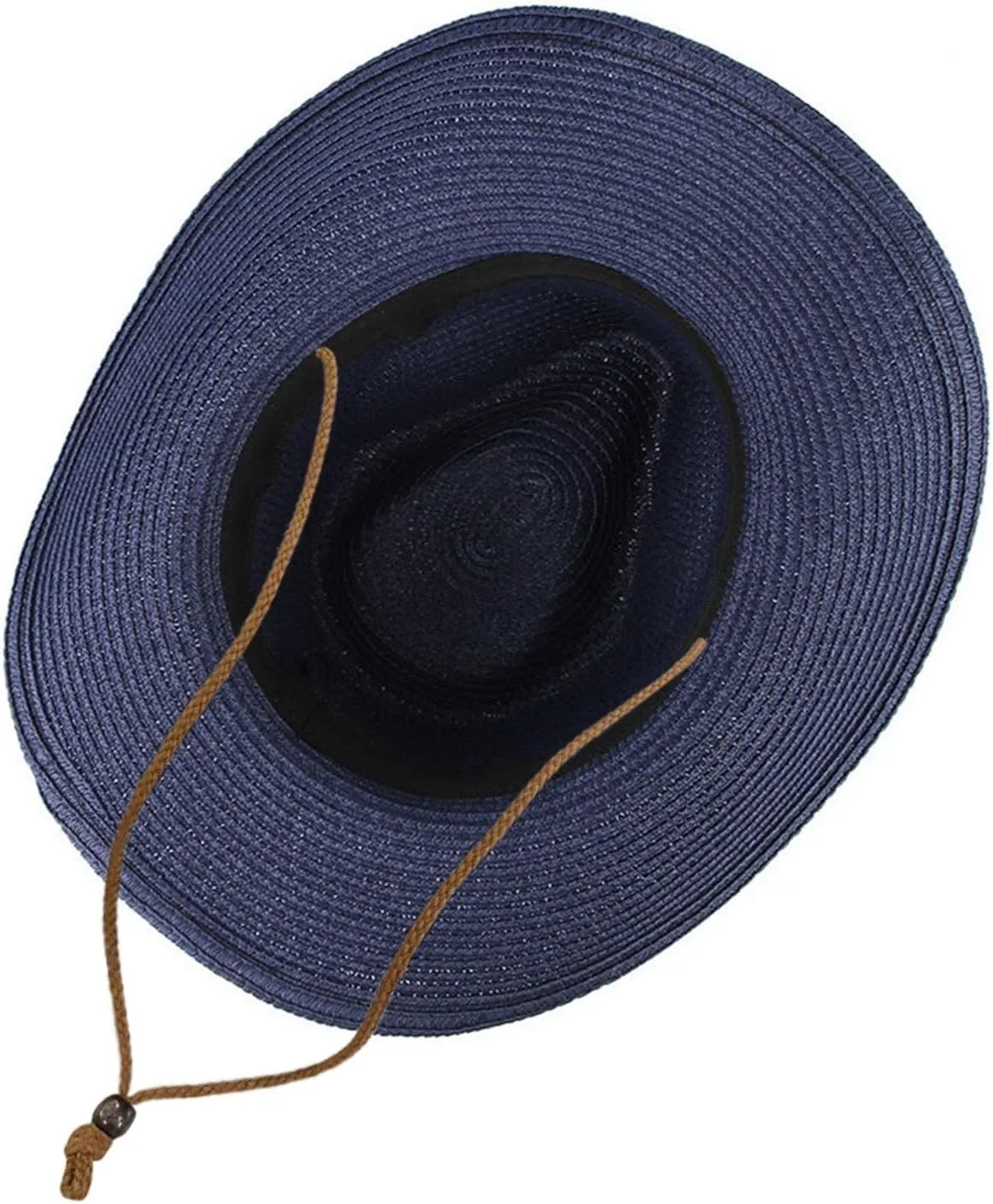 Straw Cowboy Sun Hats for Women Men Western Style Wide Brim Cowgirl Hat Floppy Packable UPF50 Travel Beach Cap