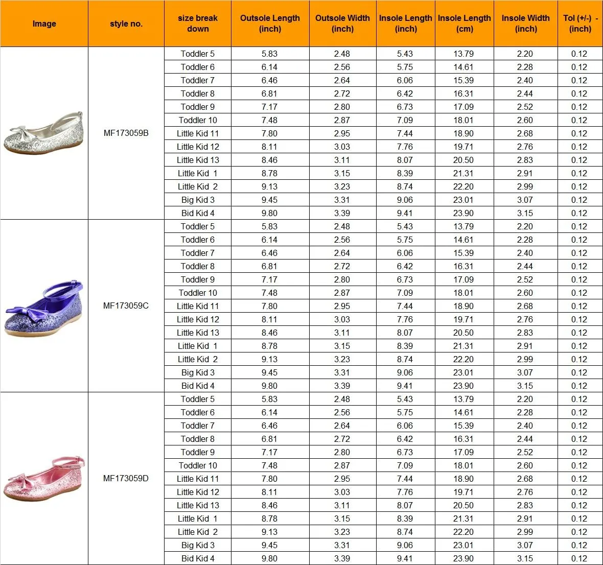 The Doll Maker Glitter Ballet Flat