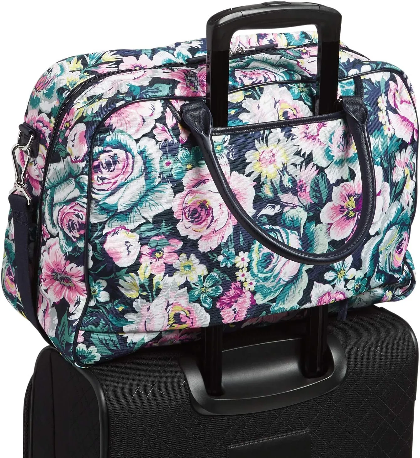 Vera Bradley Women's Lay Flat Weekender Travel Bag, Garden Grove, One Size