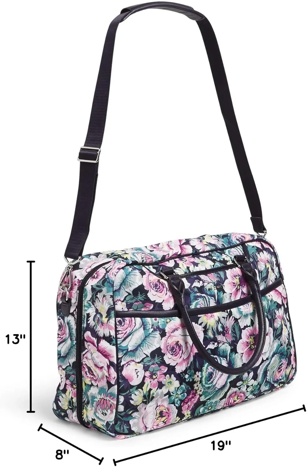 Vera Bradley Women's Lay Flat Weekender Travel Bag, Garden Grove, One Size
