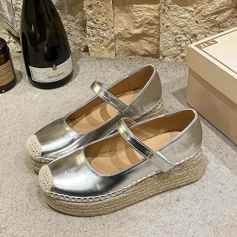 Weave Wege Platform Heels